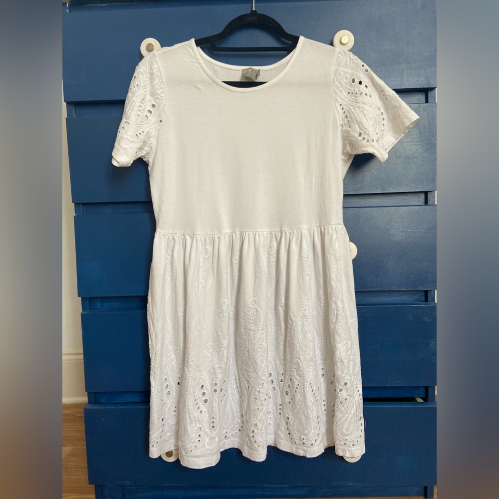 ASOS‎ white eyelet dress size 8 so precious!